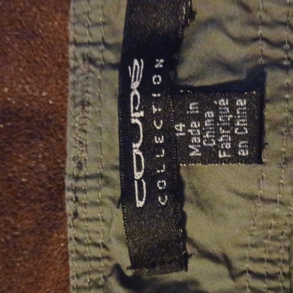 COUPE COLLECTION OLIVE GREEN CARGO PANTS, SIZE 14 WOMEN. - Picture 7 of 7